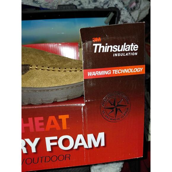 Memory foam thirty two heat men\'s indoor outdoor slippers main image 6